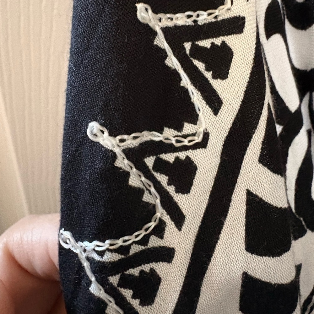 Advance Apparels Black and White Paisley Halter Dress - Picture 5 of 14